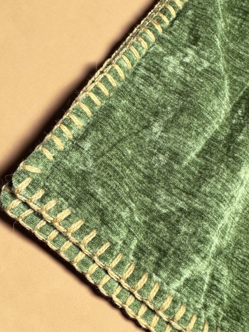 Sage Green Chenille Pillow Covers 18x18 Set of 2 Farmhouse Boho NWOT - Picture 8 of 14